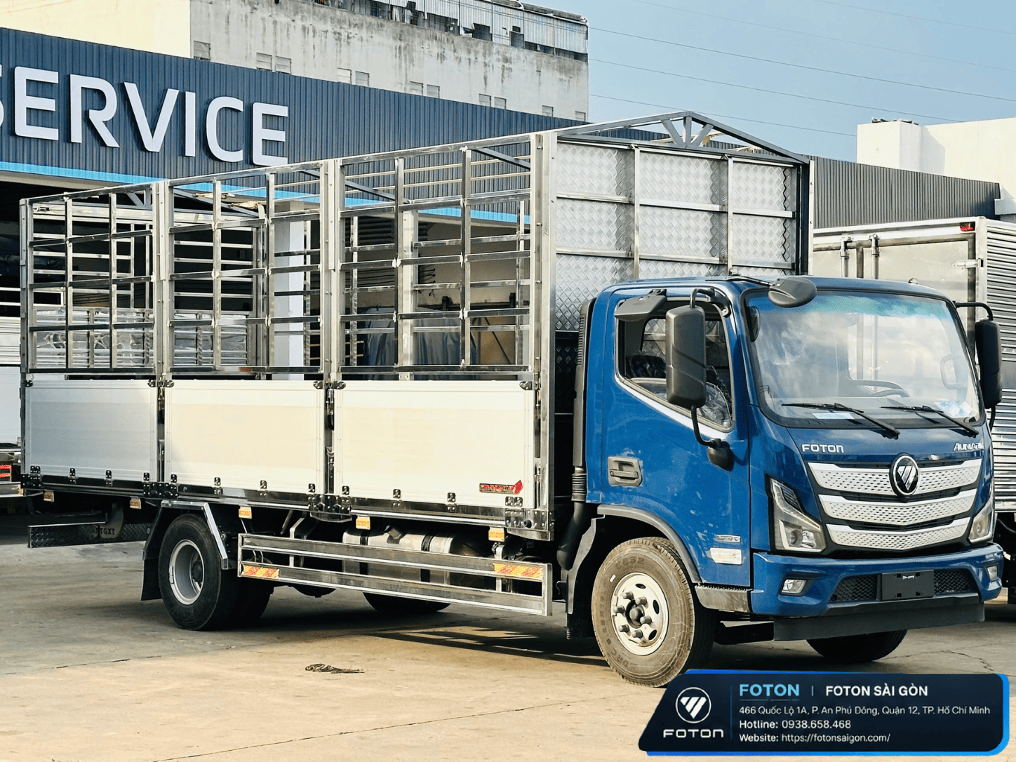 Xe Tải Foton 7 Tấn Thùng Nhôm Dài 5m2